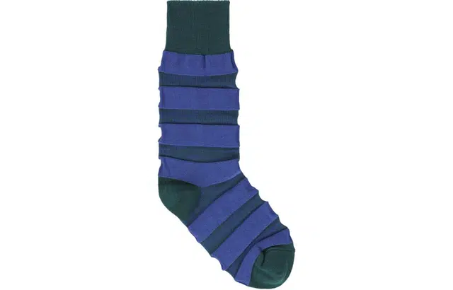 ISSEY MIYAKE Kasuri Border Socks 1