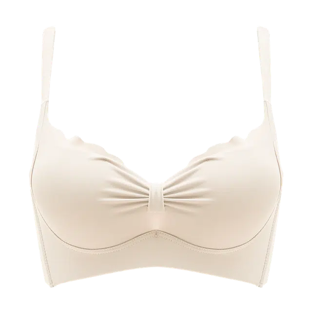 多情猫 纯色收副乳聚拢文胸 女款
