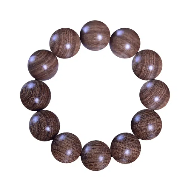 九隆古 复古国潮佛珠光珠文玩念珠 檀木 手串 男女同款情侣款 其他木作