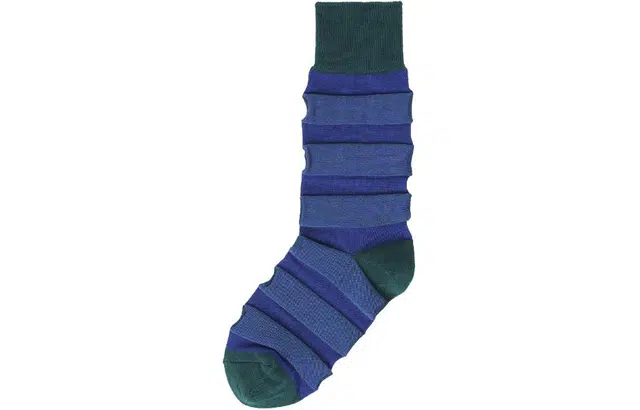 ISSEY MIYAKE Kasuri Border Socks 1