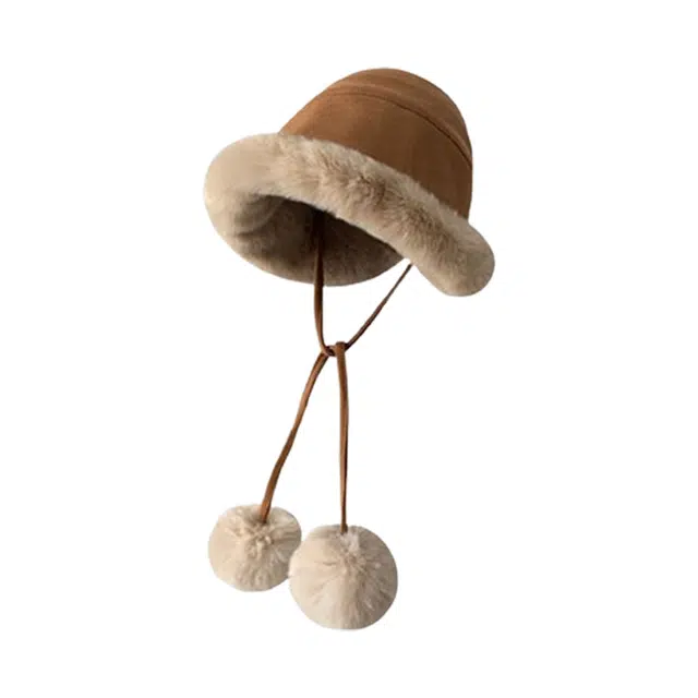 浪莎时尚毛绒绒加厚护耳渔夫帽女秋冬包头遮脸加绒雷锋帽防寒滑雪帽潮