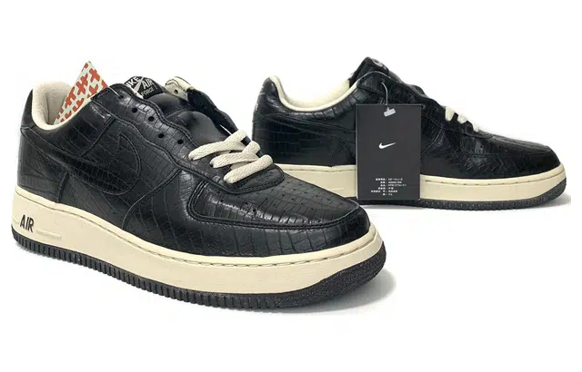 Nike Air Force 1 Low HTM 2 Black Croc