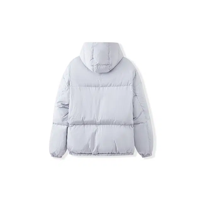 我是大卫 日系纯色休闲短款保暖加厚连帽棉服 男女同款