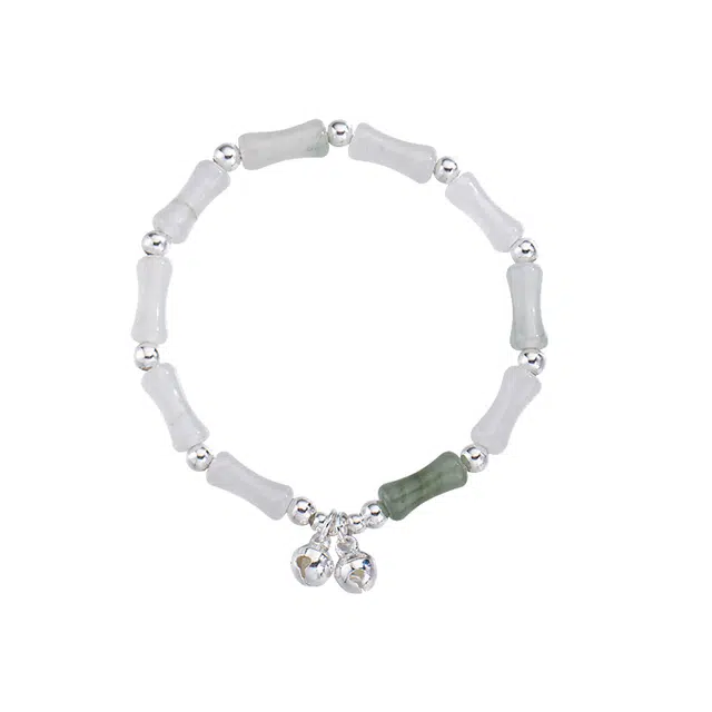 华髻 国潮竹节铃铛小众高级民族风古典新中式节节高升 合金 手链 女款