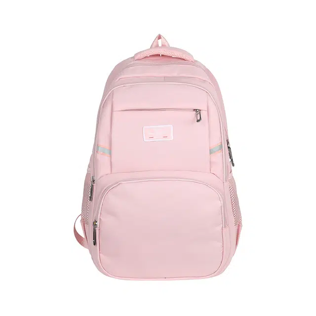 德力熊 大容量高颜值 尼龙 书包背包双肩包 男女同款情侣款 粉/紫/蓝/黑