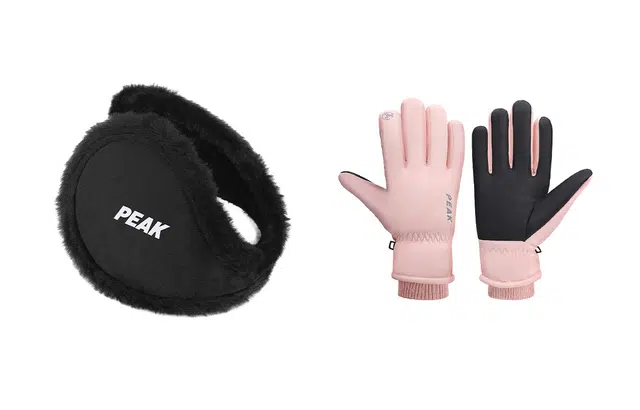 匹克 保暖套装骑行跑步防寒 运动手套 男女同款情侣款