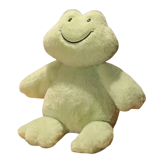 万童乐 开心微笑青蛙 玩偶 毛绒公仔