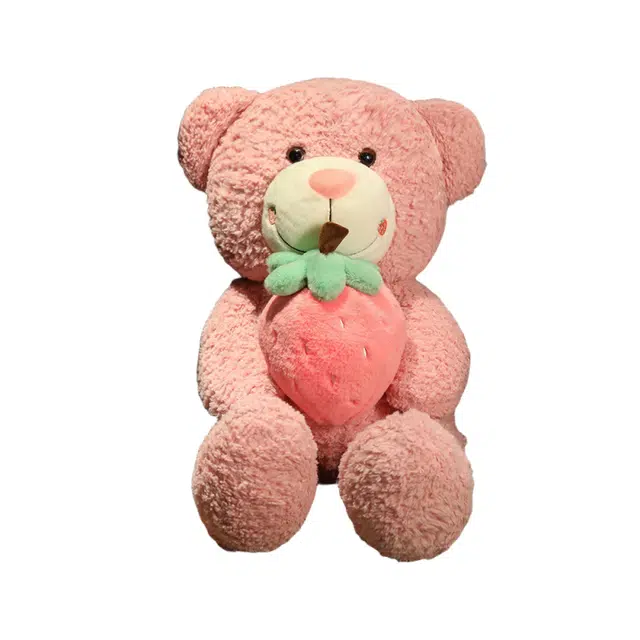 公主恋人 草莓抱抱熊 玩偶 毛绒公仔