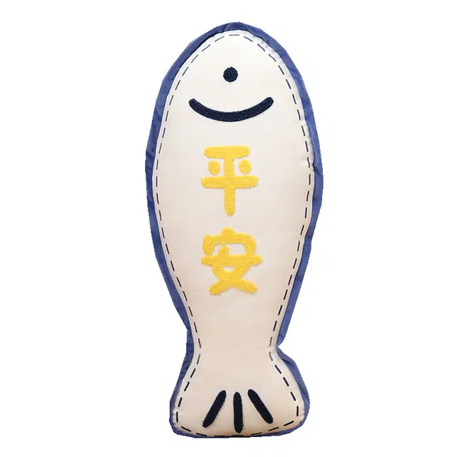 卡威 创意好寓意 年年有余 暴富开心 平安好运 抱枕 玩偶 毛绒公仔
