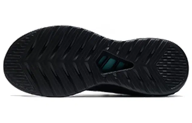 特步 行云 减震回弹轻便 减震防滑耐磨透气 低帮 跑步鞋 男款 黑色