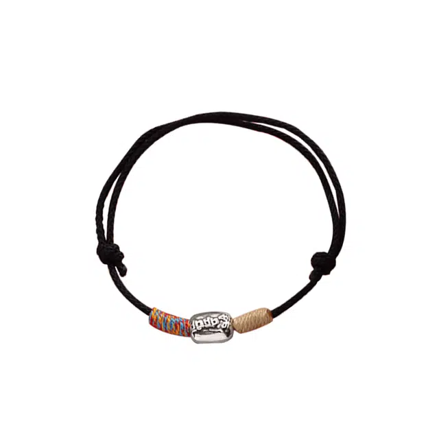 华髻 国潮复古豆豆国潮手工编织绳新中式复古潮小众设计民族风古典 创意设计学院休闲 手链 男女同款情侣款