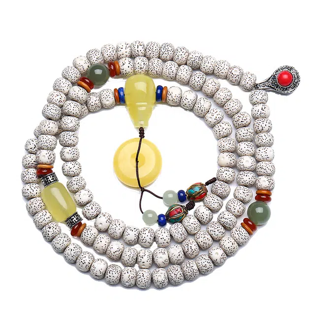 月印百川 多宝高油密念珠手把件 新中式国潮设计文玩 精致高级感手饰 星月菩提 手串 男女同款情侣款 礼盒装