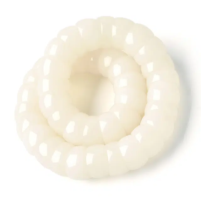 妍韵珠宝 猪大肠绕指柔 白玉菩提 手串 男女同款情侣款