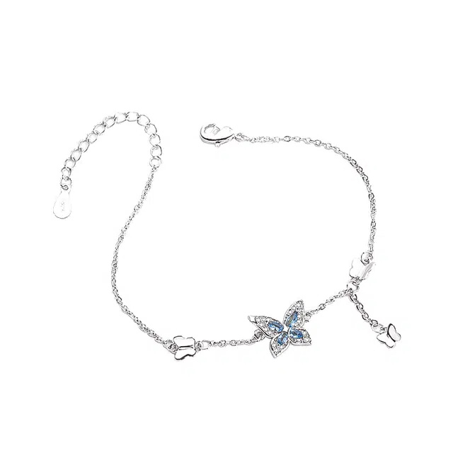 华髻 小众高级感清冷感新中式蝴蝶元素 铜 手链 女款