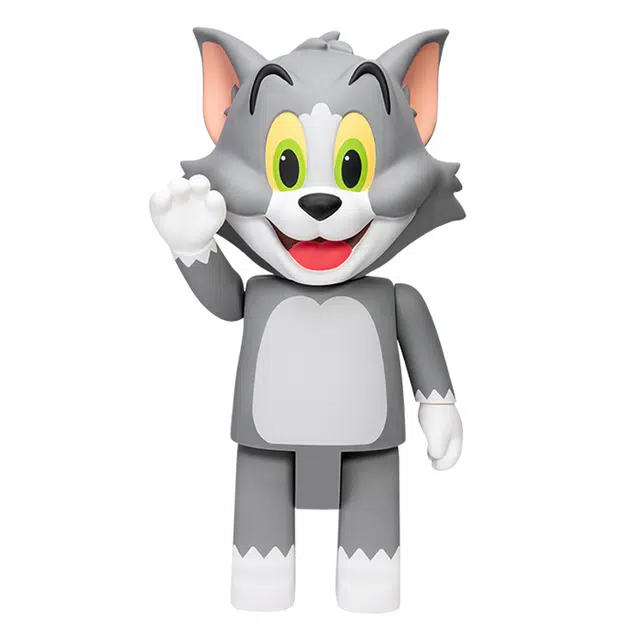 野兽王国 猫和老鼠角色 汤姆猫 大型闪金招财 存钱罐收藏摆件 可动手办