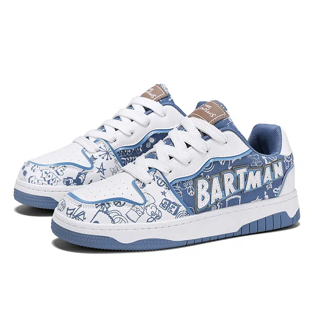 The Simpsons Canvas Low Top Sneakers