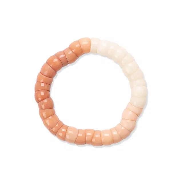 陌阡雪 国潮古风绕指柔渐变粉色多色 白玉菩提 手串 男女同款情侣款