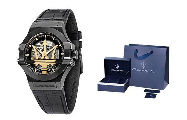 Maserati 42MM Black Dial