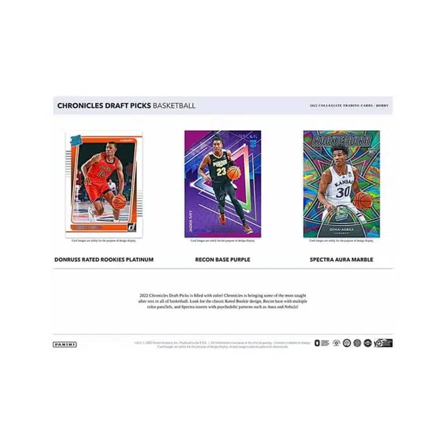 PANINI 2022 Chronicles Draft Picks Basketball Hobby Box