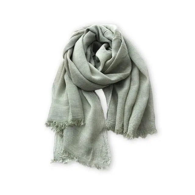 浪莎 森系薄款羊毛围巾 百搭披肩围巾 男女同款情侣款