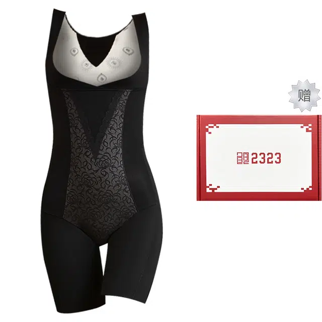二三二三 塑身收腰托胸聚拢防外扩舒适抑菌提臀透气亲肤无痕连体衣 女款 礼盒装
