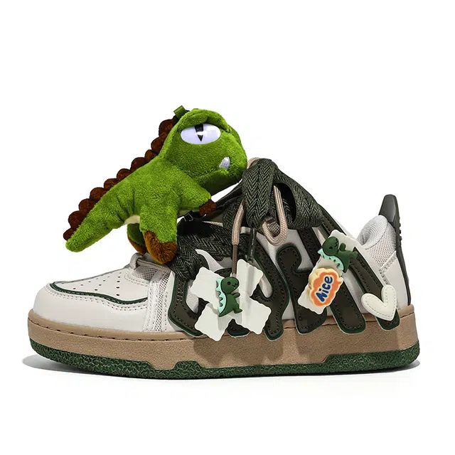 Amy & Mai Dinosaur Bread Sneakers