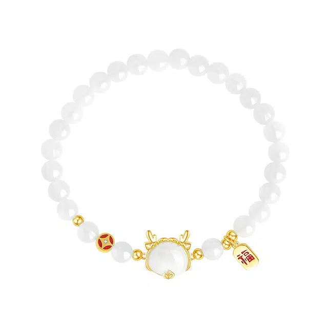 万娜 小福龙 小众高级感设计感 玉髓 手串 女款