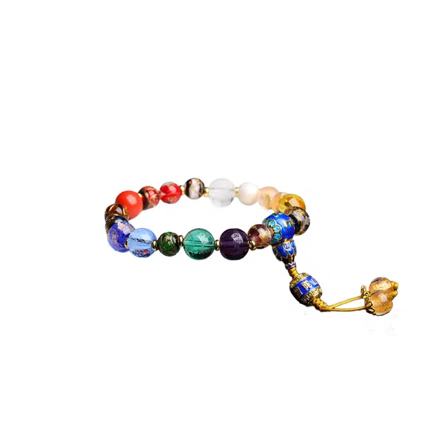 匠锁心玉 香灰十八籽 国风佛珠 招财纳福 复古国潮 十二生肖新中式 琉璃 玉石手串 男女同款情侣款