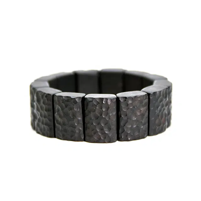 玉临门 国风新中式复古手工 黑檀木 木作手串 男女同款情侣款 黑檀