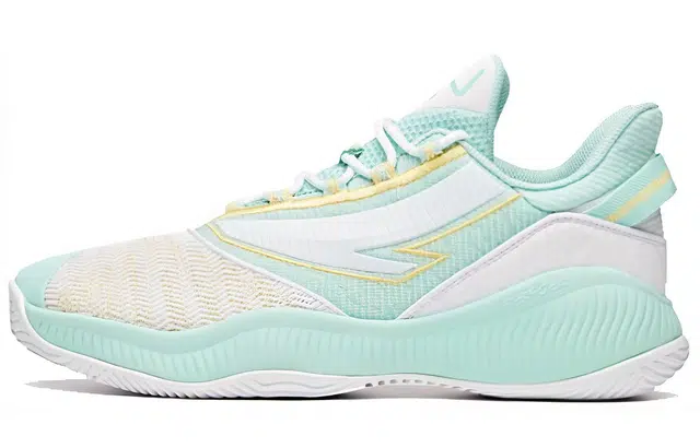 Anta Basketball Shoes White Green Yellow