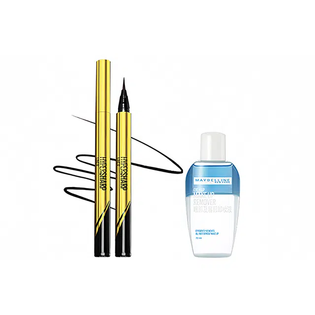 美宝莲 眼线笔眼唇温和卸妆水彩妆套装 清洁