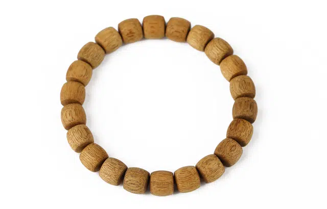 三檀小舍 复古文玩盘玩  老型珠 沉香木 名贵木作手串 男女同款情侣款