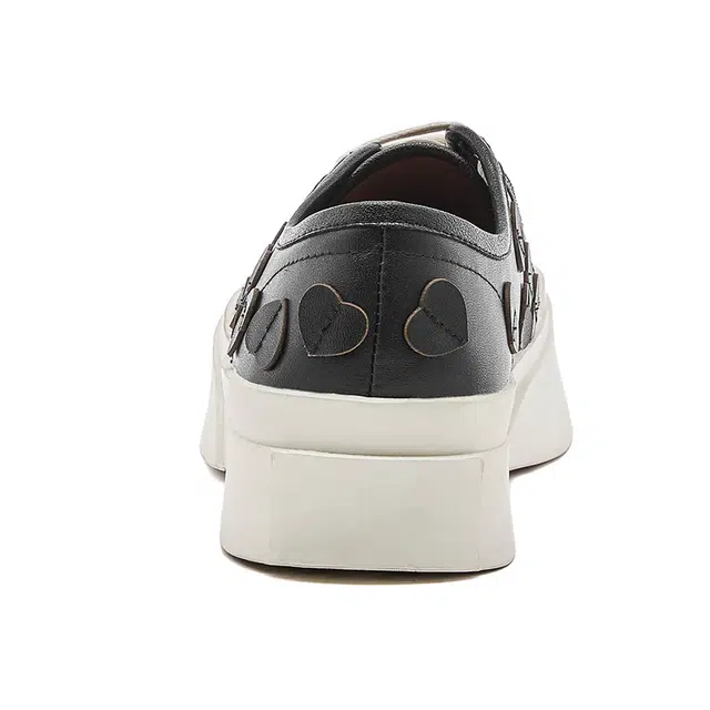 阿比让 头层牛皮 时尚百搭简约 增高 低帮 生活休闲鞋 女款