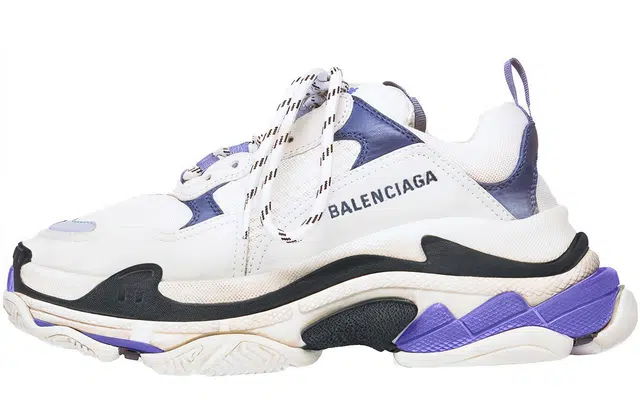 Balenciaga Triple S White Blue