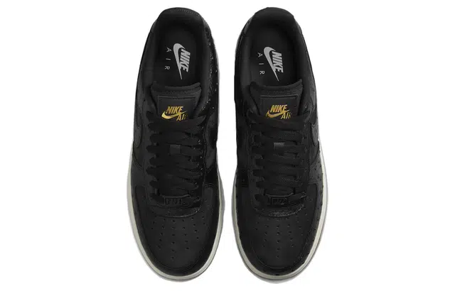 Nike Air Force 1 Black Ostrich