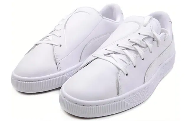 PUMA Basket Crush Emboss White