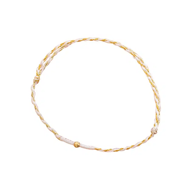 华髻 国风转运手绳 显白气质 小众设计 新中式高级感中国风叠戴 合金 手链 男女同款情侣款