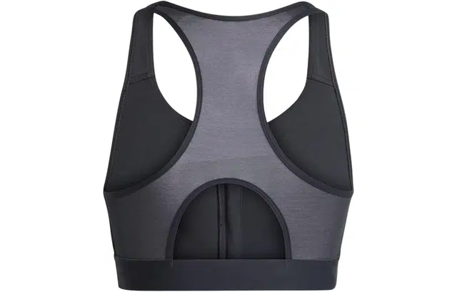 adidas Powerreact Medium-Support Zip Bra Logo