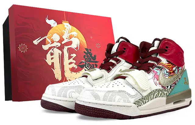 Jordan Legacy 312 GS White Red