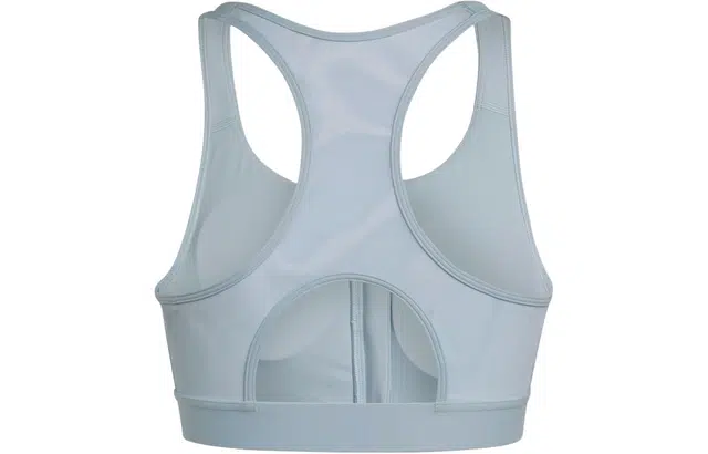 adidas Powerreact Medium-Support Zip Bra Logo