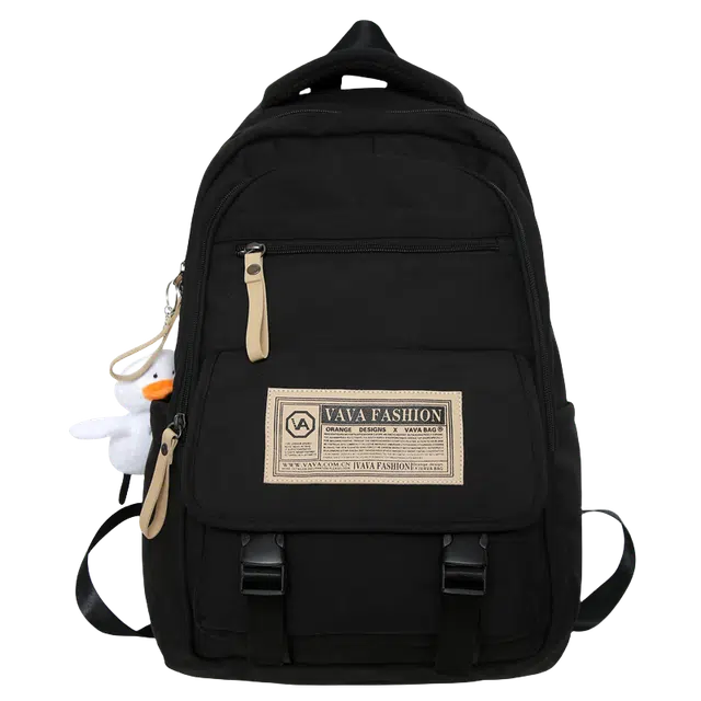 度森袋鼠 休闲初高中学生双肩包 尼龙 轻便透气防水大容量背包