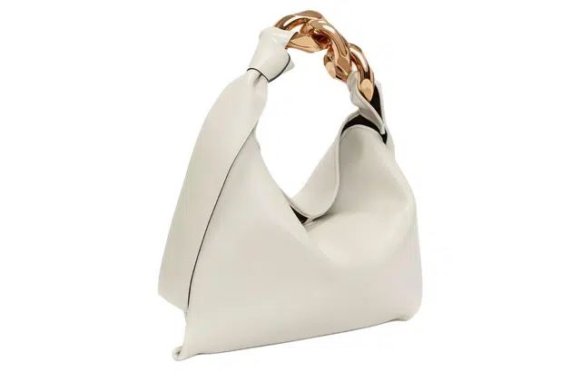 JW Anderson Chain Detail Small Shoulder Bag Gray White