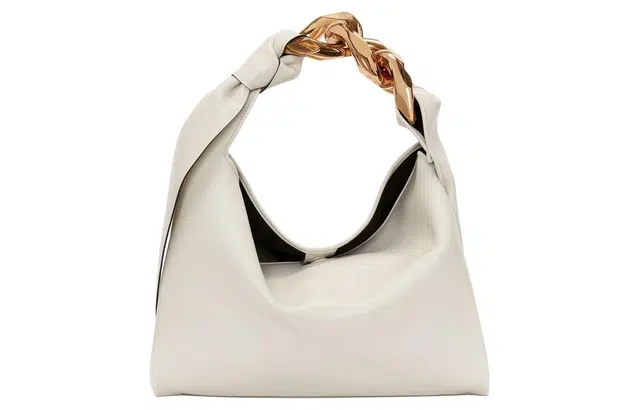 JW Anderson Chain Detail Small Shoulder Bag Gray White