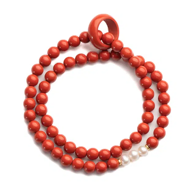 仙源 红色跑环温润新增 再造辰砂朱砂 玉石手串 男女同款情侣款