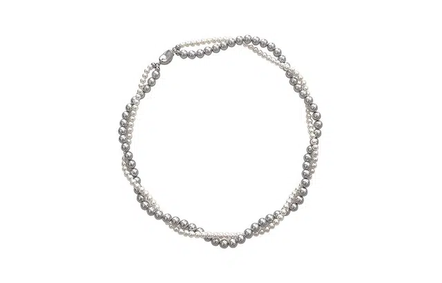 克拉日记 双层叠戴贝珠锁骨链 精致轻奢优雅小众高级感 项链 女款