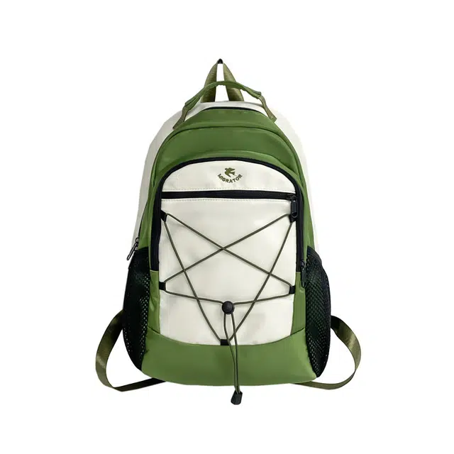 德力熊牛津布书包男女通用多色大容量学生双肩包帅气背包