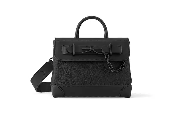 Louis Vuitton Steamer Small Monogram Taurillon Leather Bag