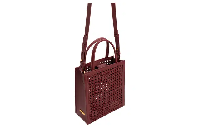 CHARLESKEITH PU Tote Burgundy