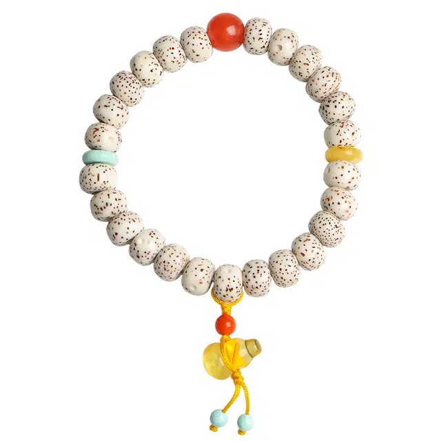 月印百川 福禄葫芦设计文玩 国潮盘玩简约转运珠手把件 轻奢高级感手饰 星月菩提 手串 男女同款情侣款 礼盒装