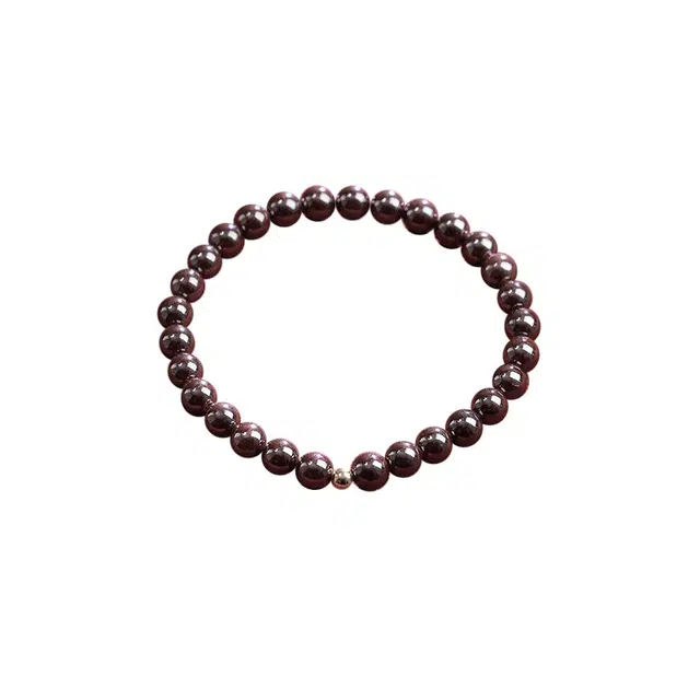 凤凰涅磐 新中式国潮复古 简约轻奢高级感 再造辰砂朱砂 玉石手串 女款